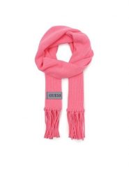 Guess Szalik AW9961 WOL03 Różowy. Czerwone szaliki damskie Guess, z aplikacjami, z materiału. Za 289.99 zł.