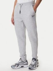 Reebok Spodnie dresowe Azaz RK25549CCM Szary Slim Fit. Szare spodnie sportowe męskie Reebok, l, bez wzorów, z dresówki. Za 199.99 zł.