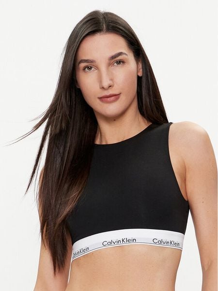 Calvin Klein Underwear Biustonosz top 000QF7626E Czarny. Czarne biustonosze Calvin Klein Underwear, bez wzorów, z bawełny. Za 99.99 zł.