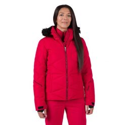 Kurtka narciarska damska Rossignol Staci Pearly Jkt. Fioletowe kurtki sportowe damskie Rossignol, na zimę, m, bez wzorów, bez ramiączek, bez kaptura, narciarskie. Za 1,159.00 zł.