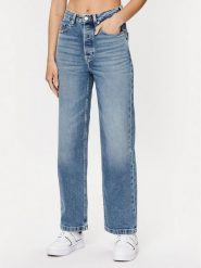Tommy Hilfiger Jeansy WW0WW38906 Niebieski Relaxed Fit. Niebieskie jeansy damskie Tommy Hilfiger, bez wzorów, z jeansu. Za 749.99 zł.