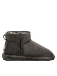 EMU Australia Śniegowce Stinger Micro W10937 Szary. Szare śniegowce damskie Emu Australia, ze skóry, bez zapięcia. Za 669.00 zł.