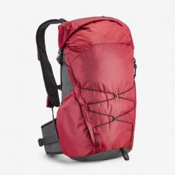 Plecak turystyczny Quechua MH500 22 litry Light Rolltop. Czarne plecaki męskie QUECHUA, bez wzorów, sportowe. Za 249.99 zł.