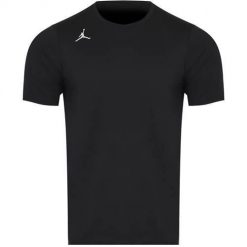 Koszulka sportowa męska Nike Jordan. Czarne koszulki sportowe męskie Nike, m, bez wzorów, bez ramiączek, trekkingowe. Za 120.00 zł.