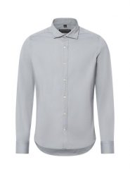 Finshley & Harding Koszula Mężczyźni Slim Fit Bawełna szary, S. Szare koszule męskie Finshley & Harding, m, bez wzorów, z bawełny, bez kołnierzyka, bez ramiączek. Za 169.95 zł.