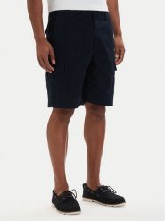 Tommy Hilfiger Szorty materiałowe Twill Cargo MW0MW42350 Granatowy Relaxed Fit. Niebieskie szorty męskie Tommy Hilfiger, bez wzorów, z bawełny. Za 409.99 zł.