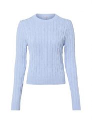 Marie Lund Sweter z dzianiny Kobiety Bawełna niebieski, XS. Niebieskie swetry nierozpinane damskie Marie Lund, xs, bez wzorów, z bawełny, bez kołnierzyka, bez ramiączek. Za 199.95 zł.
