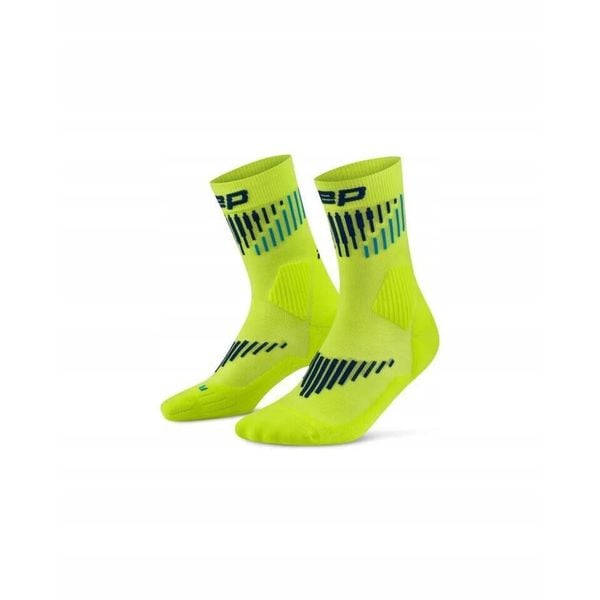 Damskie skarpetki kompresyjne do połowy łydki sportowe z wełną Merino Core. Niebieskie skarpetki damskie CEP, bez wzorów, z elastanu. Za 69.00 zł.