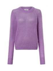 IPURI Sweter z dzianiny Kobiety lila, M. Swetry nierozpinane damskie IPURI, m, bez wzorów, z dzianiny, bez kołnierzyka, bez ramiączek. Za 299.95 zł.