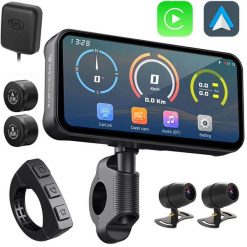 Wideorejestrator Ekran motocyklowy Medialove F89 6,25'' GPS Carplay Android Auto kamery soczewki SONY. Wideorejestratory NoName. Za 949.00 zł.