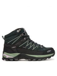 CMP Trekkingi Rigel Mid 3Q12946 Zielony ciemny. Zielone obuwie trekkingowe damskie CMP, ze skóry, bez zapięcia. Za 529.99 zł.