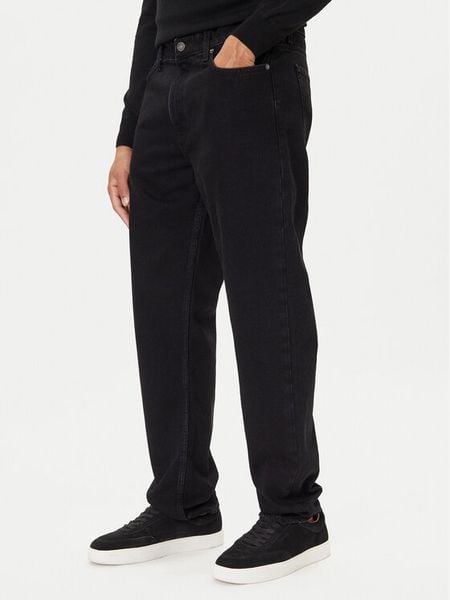 Guess Jeans Jeansy M5BA90 D5R51 Czarny Relaxed Fit. Czarne jeansy męskie Guess Jeans, z bawełny. Za 209.99 zł.