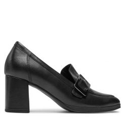 Czółenka Gabor. Czarne czółenka damskie Gabor, bez wzorów, bez obcasa, bez zapięcia. Za 759.99 zł.