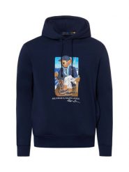 Polo Ralph Lauren sweter z kapturem Mężczyźni niebieski, M. Niebieskie swetry męskie Polo Ralph Lauren, m, bez wzorów, eleganckie, bez kołnierzyka, bez ramiączek. Za 1,199.95 zł.