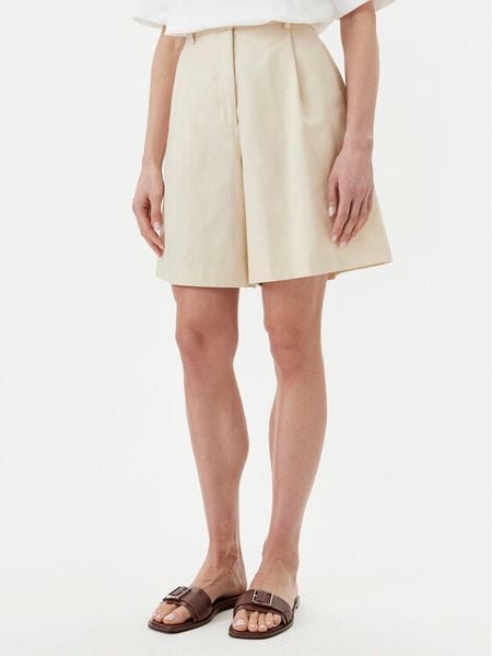 Weekend Max Mara Bermudy Ecuba 2515141032 Écru Regular Fit. Szorty damskie Weekend Max Mara, bez wzorów, z bawełny. Za 889.99 zł.