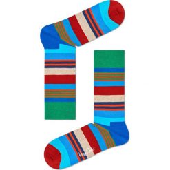Happy Socks - Skarpety Multi Stripe. Skarpety męskie Happy Socks, bez wzorów, z bawełny. W wyprzedaży za 29.90 zł.