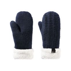 Rękawiczki turystyczne zimowe damskie Jack Wolfskin Highloft Knit Mitten. Niebieskie rękawiczki damskie Jack Wolfskin, bez wzorów, z poliesteru. Za 108.64 zł.