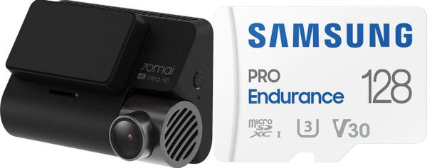 Wideorejestrator 70mai Wideorejestrator 70mai A810 Czarny + tylna kamera RC12 + Karta Samsung PRO Endurance 2022 MicroSDXC 128 GB Class. Wideorejestratory 70mai. Za 992.00 zł.