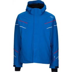 Kurtka narciarska w kolorze niebieskim. Niebieskie kurtki sportowe męskie CMP Men, m, bez wzorów, z syntetyku, bez kaptura, narciarskie. W wyprzedaży za 417.95 zł.