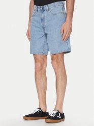 Levi's® Szorty jeansowe 468™ A8461-0015 Niebieski Loose Fit. Niebieskie szorty męskie bez wzorów, z bawełny. Za 199.99 zł.