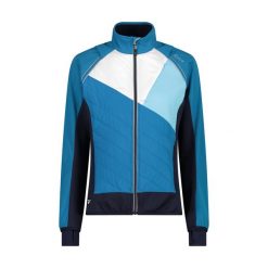 Kurtka skiturowa damska CMP. Niebieskie kurtki sportowe damskie CMP, na zimę, m, bez wzorów, bez ramiączek, bez kaptura, narciarskie. Za 309.99 zł.
