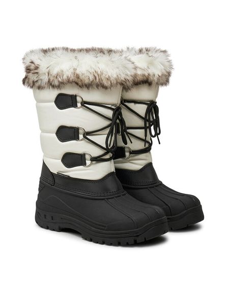 Vertigo Alpes Śniegowce Nougat Biały. Białe śniegowce damskie Vertigo Alpes, ze skóry, bez zapięcia. Za 269.99 zł.