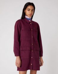 WRANGLER UTILITY DENIM DRESS DAMSKA SUKIENKA MATERIAŁOWA WILD BERRY W29YML14K 112128600. Sukienki damskie Wrangler, s, bez wzorów, z denimu, bez kołnierzyka, bez ramiączek. Za 169.99 zł.