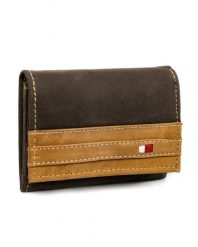 Portfel męski brązowo-beżowy Always Wild N28-R-RFID BROWN+TAN. Brązowe portfele męskie Always Wild, bez wzorów, ze skóry. Za 54.00 zł.