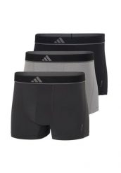 Bokserki Active Micro Flex Eco 3 pak. Czarne bokserki męskie Adidas, bez wzorów, z materiału. Za 164.90 zł.