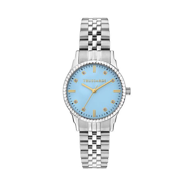 Zegarek Trussardi. Niebieskie zegarki damskie TRUSSARDI. Za 449.99 zł.