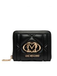 LOVE MOSCHINO Portfel JC5641PP0PLC0000 Czarny. Czarne portfele damskie Love Moschino, ze skóry. Za 459.99 zł.
