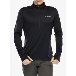 Bluza polarowa męska Vaude Livigno Halfzip II. Czarne bluzy sportowe męskie Vaude, na zimę, m, bez wzorów, z polaru, bez kaptura, narciarskie. Za 209.99 zł.