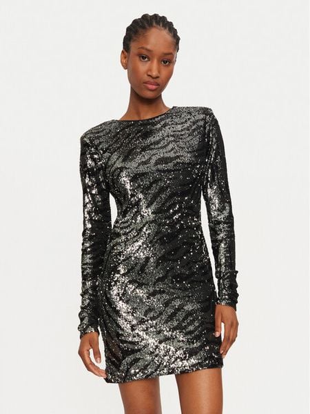 Bardot Sukienka koktajlowa 58950DB1 Czarny Regular Fit. Czarne sukienki damskie Bardot, bez wzorów, z syntetyku, wizytowe, bez kołnierzyka, bez ramiączek. Za 499.99 zł.