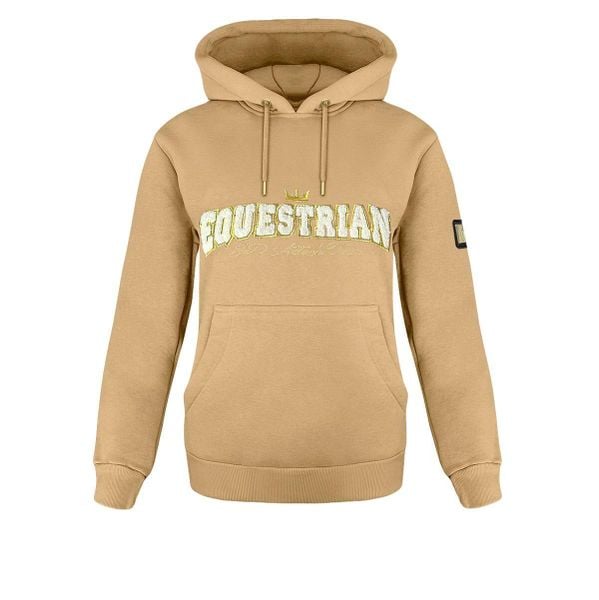 Bluza jeździecka damska JD ATTACK Equestri. Brązowe bluzy damskie JD ATTACK, l, bez wzorów, z bawełny, eleganckie, bez ramiączek, bez kaptura. Za 229.00 zł.