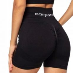 Spodenki sportowe damskie Carpatree Allure Czarne - CP-ASS-B. Czarne obuwie sportowe damskie Carpatree, bez wzorów, bez zapięcia, na fitness i siłownię. Za 129.99 zł.