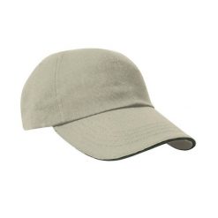 Bawełniana Czapka Z Daszkiem Drill Heavy. Brązowe czapki damskie RESULT HEADWEAR, bez wzorów, z bawełny. Za 38.99 zł.