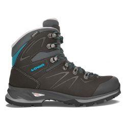 Buty trekkingowe damskie Lowa BADIA GTX. Niebieskie obuwie trekkingowe damskie Lowa, bez zapięcia. Za 574.99 zł.