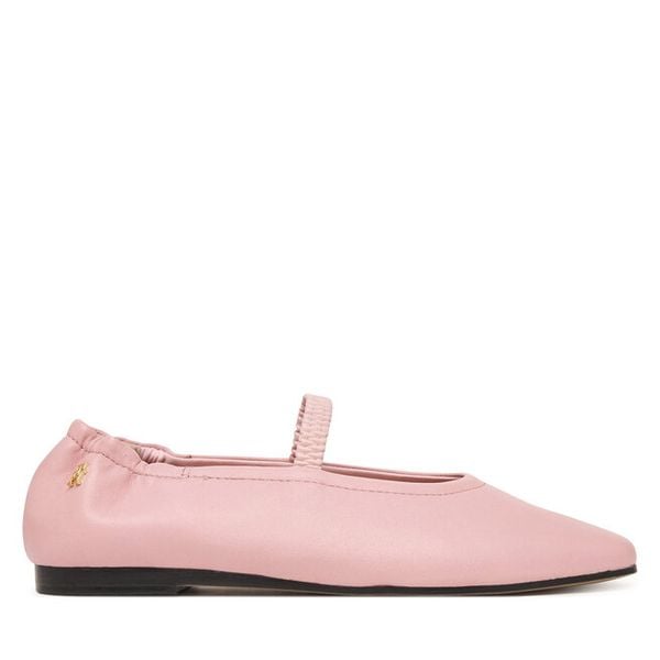 Baleriny Tommy Hilfiger. Czerwone balerinki damskie Tommy Hilfiger, bez wzorów, bez obcasa, bez zapięcia. Za 278.99 zł.