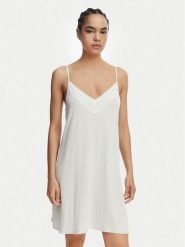 Ysabel Mora Koszula nocna 10824 Szary jasny Regular Fit. Szare koszule nocne damskie ysabel mora, bez wzorów, z wiskozy, bez ramiączek. Za 169.99 zł.