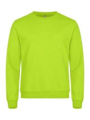 Clique Basic Roundneck uniseks bluza z wytrzymałego materiału – visibility green. Zielone bluzy damskie CLIQUE, xl, bez wzorów, z bawełny, bez ramiączek, bez kaptura. Za 157.03 zł.