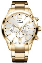 Zegarek męski Pierre Ricaud P97028.1153CH złoty. Żółte zegarki męskie Pierre Ricaud, bez wzorów, złote. Za 629.00 zł.