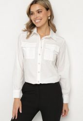 Munthe T-Shirt Flisha 251111525166 Biały Loose Fit. Białe t-shirty damskie Munthe, bez wzorów, z bawełny, bez kołnierzyka, bez ramiączek. Za 269.99 zł.