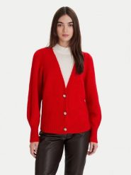 Morgan Sweter 252-MGOJI Czerwony Regular Fit. Czerwone swetry nierozpinane damskie Morgan, s, bez wzorów, z syntetyku, bez kołnierzyka, bez ramiączek. Za 359.99 zł.