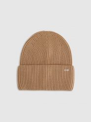 4F Czapka beanie damska - brązowy M. Brązowe czapki damskie 4F, na zimę, bez wzorów, z wiskozy, eleganckie. Za 59.99 zł.