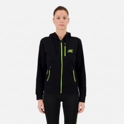 Damska bluza z kapturem ULTRASOFT. Czarne bluzy damskie BODYCROSS, l, bez wzorów, z materiału, bez ramiączek, z kapturem. Za 322.99 zł.