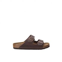 Klapki turystyczne uniseks Birkenstock Arizona 53 Habana. Brązowe klapki damskie Birkenstock, bez wzorów, z gumy, bez zapięcia. Za 449.00 zł.