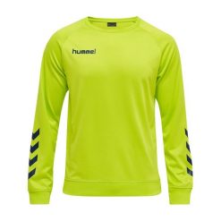 Bluza do piłki ręcznej dla dorosłych Hummel Promo Poly Sweatshirt. Zielone bluzy sportowe męskie Hummel, m, bez wzorów, bez kaptura, do piłki ręcznej. Za 136.50 zł.