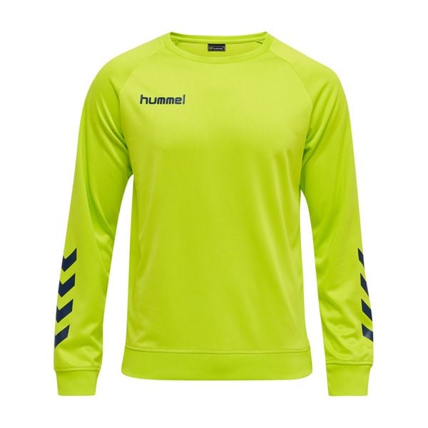 Bluza do piłki ręcznej dla dorosłych Hummel Promo Poly Sweatshirt. Zielone bluzy sportowe męskie Hummel, m, bez wzorów, bez kaptura, do piłki ręcznej. Za 136.50 zł.