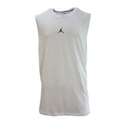 Koszulka sportowa męska Air Jordan Sport Dri-FIT Tank Top. Białe koszulki sportowe męskie Jordan, m, bez wzorów, bez ramiączek, do koszykówki, dri-fit (nike). Za 139.99 zł.