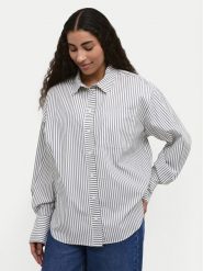 Kaffe Koszula Jerrie 10508974 Czarny Regular Fit. Czarne koszule damskie Kaffe, bez wzorów, z syntetyku, bez kołnierzyka, bez ramiączek. Za 219.99 zł.